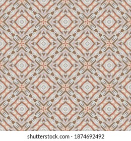 Geometric seamless pattern, ornament, abstract colorful background, fashion print small shapes, vector texture for wallpaper, fabric, textile, decoration.