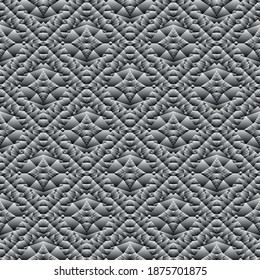Patrón geométrico sin soldadura, ornamento, fondo abstracto de gradiente negro y blanco, impresión de moda, textura vectorial para papel pintado, textil, tela, decoración.