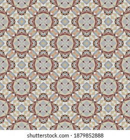 Geometric seamless pattern, ornament, abstract colorful background, fashion print, vector texture for fabric, textile, decoration.