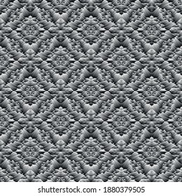 Patrón geométrico sin soldadura, ornamento, fondo abstracto de gradiente negro y blanco, impresión de moda, textura vectorial para papel pintado, textil, tela, decoración.