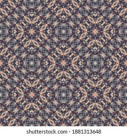 Geometric seamless pattern, ornament, abstract colorful background, fashion print, vector texture for fabric, textile, decoration.