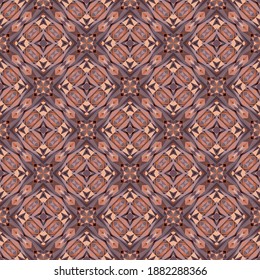 Geometric seamless pattern, ornament, abstract colorful background, fashion print, vector texture for textile, fabric, decoration.