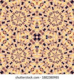 Geometric seamless pattern, ornament, abstract colorful background, fashion print, vector texture for textile, fabric, wallpaper, decoration.