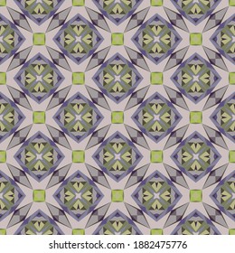 Geometric seamless pattern, ornament, abstract colorful background, fashion print, vector texture for textile, fabric, decoration.