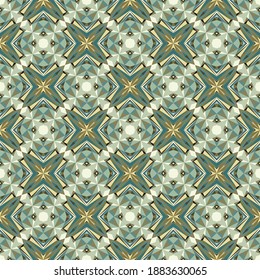 Geometric seamless pattern, ornament, abstract colorful background, fashion print, vector texture for textile, fabric, wallpaper, decoration.