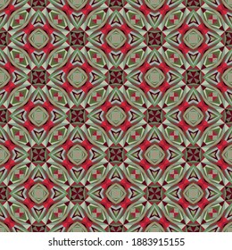 Geometric seamless pattern, ornament, abstract colorful background, fashion print, vector texture for textile, fabric, decoration.