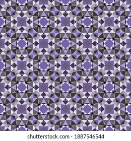 Patrón geométrico sin soldadura, ornamento, fondo colorido abstracto, impresión de moda, textura vectorial para textil, tela, papel pintado, decoración.