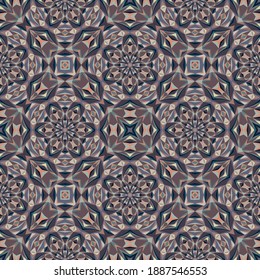 Patrón geométrico sin soldadura, ornamento, fondo colorido abstracto, impresión de moda, textura vectorial para textil, tela, papel pintado, decoración.
