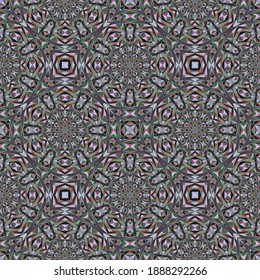 Patrón geométrico sin soldadura, ornamento, fondo colorido abstracto, impresión de moda, textura vectorial para textil, tela, papel pintado, decoración.