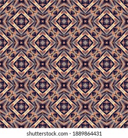 Patrón geométrico sin soldadura, ornamento, fondo colorido abstracto, impresión de moda, textura vectorial para textil, tela, decoración.