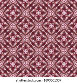 Geometric seamless pattern, ornament, abstract colorful background, fashion print, vector texture.