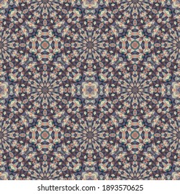 Patrón geométrico sin soldadura, ornamento, fondo colorido abstracto, huella de moda, textura vectorial.