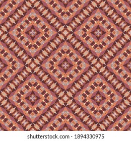Geometric seamless pattern, ornament, abstract colorful background, fashion print, vector texture.