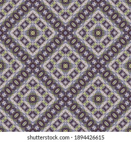 Geometric seamless pattern, ornament, abstract colorful background, fashion print, vector texture.