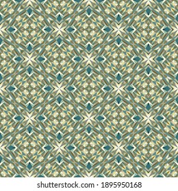 Patrón geométrico sin soldadura, ornamento, fondo colorido abstracto, impresión de moda, textura vectorial para textil, tela, papel pintado, decoración.