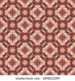 Geometrisches nahtloses Muster, Ornament, abstrakter bunter Hintergrund, Modedruck, Vektorstruktur.