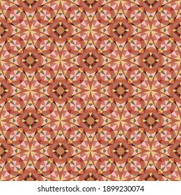Geometrisches nahtloses Muster, Ornament, abstrakter bunter Hintergrund, Modedruck, Vektorstruktur.