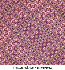 Geometric seamless pattern, ornament, abstract colorful background, fashion print, vector texture for textile, fabric, wallpaper, decoration.