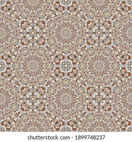 Geometric seamless pattern, ornament, abstract colorful background, fashion print, vector texture.