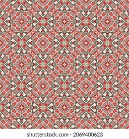 Geometric seamless pattern, ornament, abstract colorful background, vector texture.