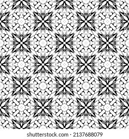 Patrón geométrico sin soldadura, ornamento, fondo abstracto en blanco y negro, impresión de moda, textura decorativa vectorial.