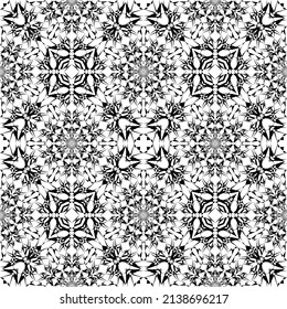 Patrón geométrico sin soldadura, ornamento, fondo abstracto en blanco y negro, impresión de moda, textura decorativa vectorial.
