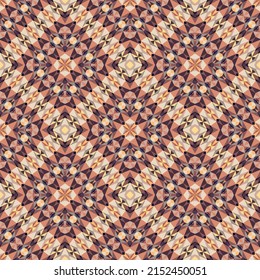 Geometric seamless pattern, ornament, abstract colorful background, fashion print, vector decorative texture.