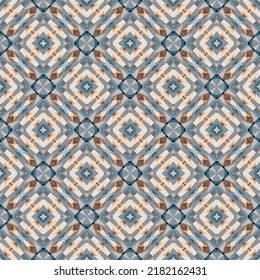 Geometrisches nahtloses Muster, Ornamente, abstrakte Formen, Hintergrund, Modedruck, Vektorgrafik.