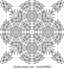 Geometric seamless pattern, ornament, fashion print, vector decorative texture.