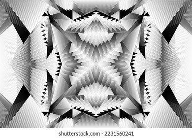 color de fondo de las líneas de media tonalidad de patrón geométrico sin costura impresión vectorial textura decorativa