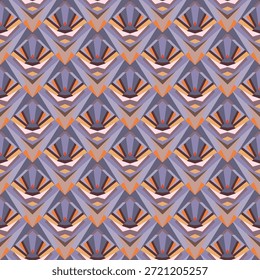 Modelo inconsútil geométrico, ornamento, fondo abstracto moderno, decoración original del Vector
