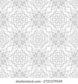 padrão contínuo geométrico, ornamento, fundo de linhas pretas modernas, textura vetorial original