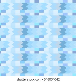 Geometric seamless pattern. Pastel colored shapes in the ethnic style, vector.