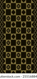Padrão geométrico sem emenda. Estilo Pixel art. Repetir design