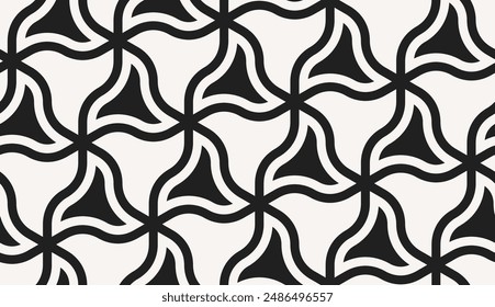 Geometric Seamless pattern of printable vector Art. Tessellation Shapes repeating patterns wallpaper.