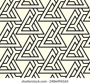 Geometric Seamless pattern of printable vector Art. Tessellation Shapes repeating patterns wallpaper.