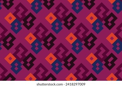 geometric seamless pattern with purple color