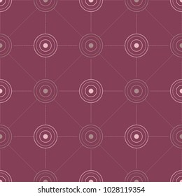 Geometric seamless pattern. Purple red background for wallpapers, textile and fabrics