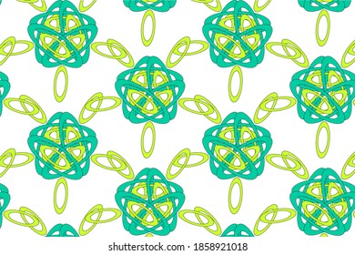 geometric seamless pattern of rectangle and lines, colorful rectangles like pebbles, sharp and rounded corners.