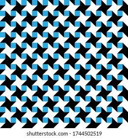 geometric seamless pattern in red, blue and white