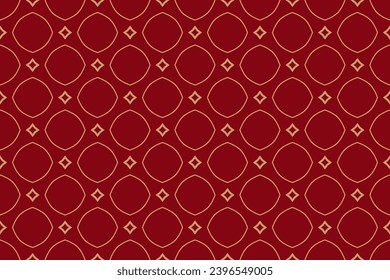 Geometric seamless pattern. Repeated elegant modular background. Luxury texture for design prints. Repeating bauhaus decorative patern, golden pattern on brown background