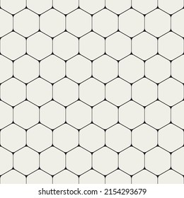 Geometric seamless pattern. Repeated hexagon line background. Modern triangle gray texture. Repeating contemporary geometry design for prints. Black and white stylish patern. Vector illustration