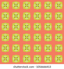 Geometric seamless pattern, repeating texture for textile fabric or paper printing. Colorful design for invitation card, wallpaper, flyer, brochure cover. Modern art background