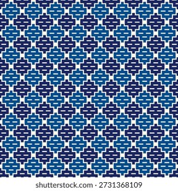 Patrón geométrico sin fisuras. Motivo retro geo print. Arcos repetidos, corchetes de fondo de mosaico. Fondo de pantalla ornamental simétrico simple. Ornamento abstracto artístico del Vector