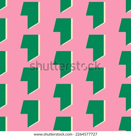 Geometric Seamless Pattern in retro Swiss design style. Colorful vibrant background texture. Vector illustration