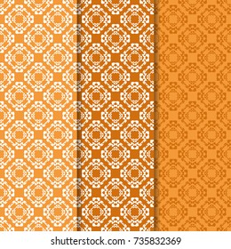 Geometric seamless pattern. Rhombus, lace
