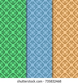 Geometric seamless pattern. Rhombus, lace