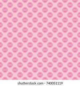 Geometric seamless pattern. Rhombus, lace