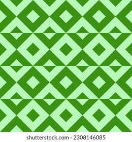 Geometric seamless pattern with rhombuses. Modern op art abstract background. Vector illustration.