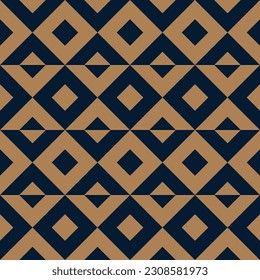 Geometric seamless pattern with rhombuses. Modern op art abstract background. Vector illustration.